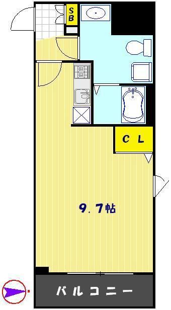 川口市並木のマンションの間取り