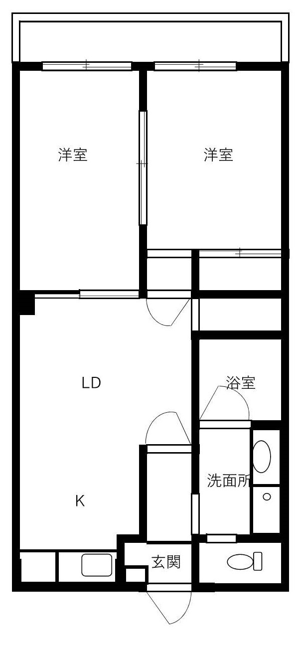 スカイハイツの間取り