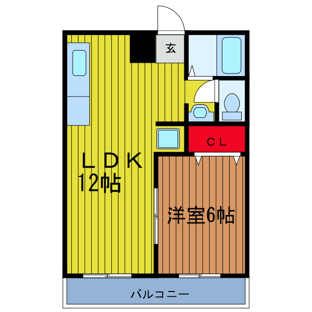 足立区佐野のマンションの間取り