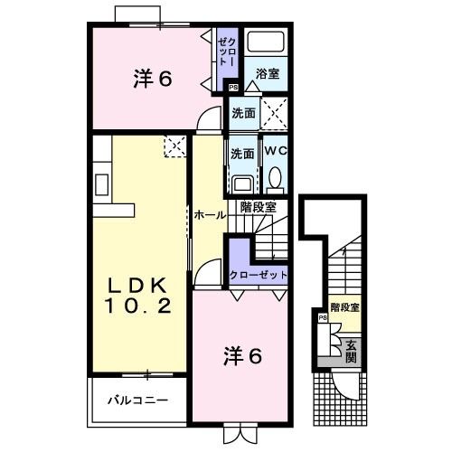 トゥインクルタウンＭ　IIの間取り