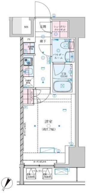 ジェノヴィア川崎VIIの間取り