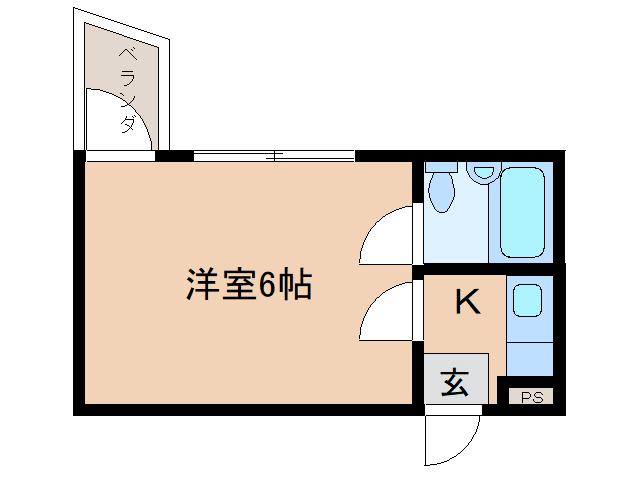 奈良市柳町のマンションの間取り