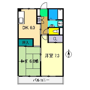 木の丸グリーンハイツの間取り