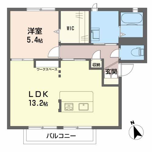 メゾンソレイユの間取り