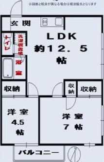 シントミプラザ綾瀬の間取り