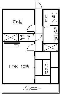 平和台マンション２の間取り