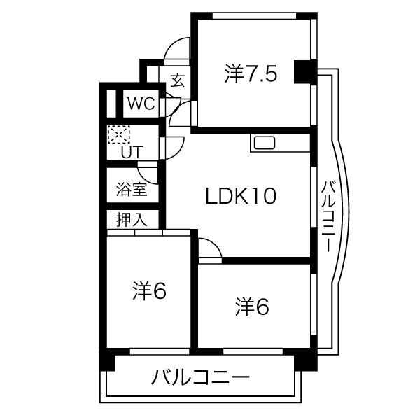 大昂ビルIの間取り