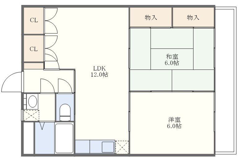 Aromaハイツの間取り