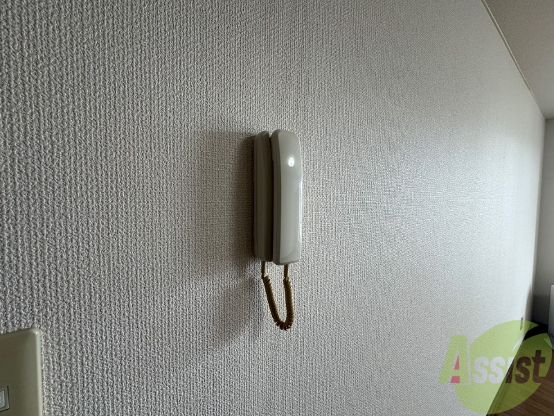 セキュリティ　インターホンは通話ができるので急な訪問があっても安心です。