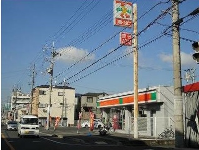 コンビニ　サンクス堺新家町店（コンビニ）まで445m