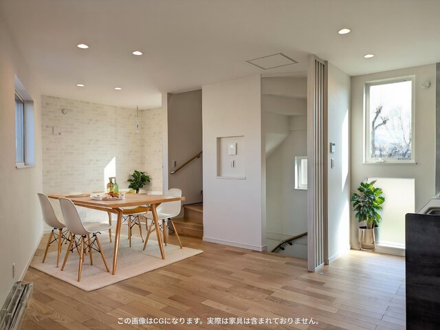 居室・リビング　家具や調度品の画像はＣＧとなります。