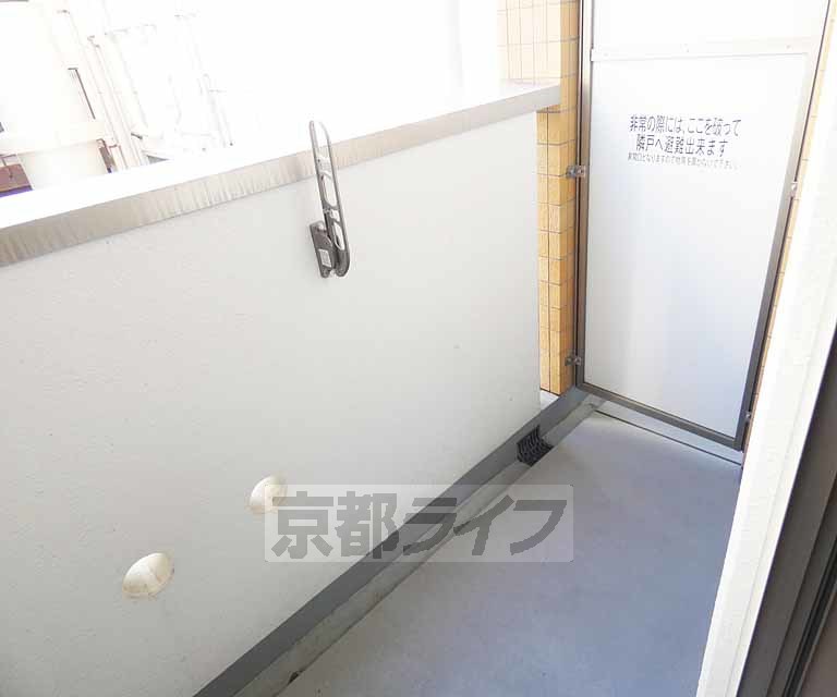 バルコニー　広々使えます。