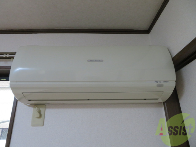 その他設備　エアコンが設置してありますので、寒暖対策もばっちり。