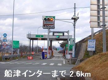 眺望　播但道船津インターまで2600m