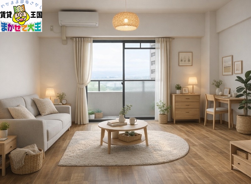 居室・リビング　家具・インテリアはＣＧです