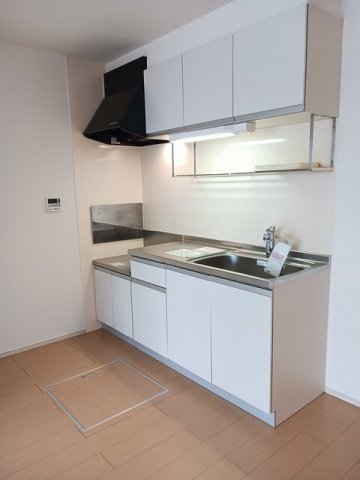 キッチン　コンパクトなキッチンで掃除もラクラク