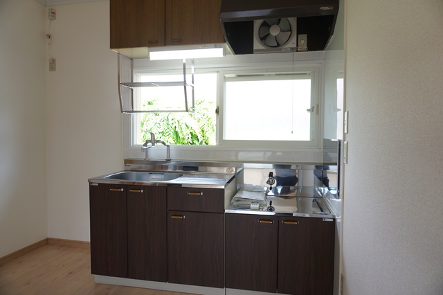 キッチン　ガスコンロ設置可