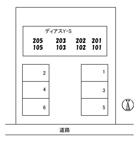 駐車場　区画図