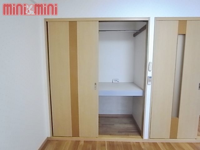 収納　奥行があり収納力のあるクローゼット