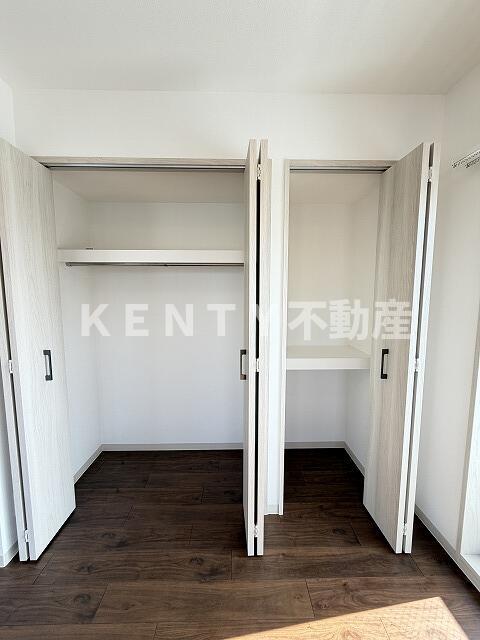 収納　たっぷりとした収納スペースです