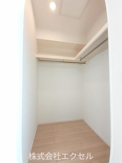 収納　ウォークインクローゼットです。