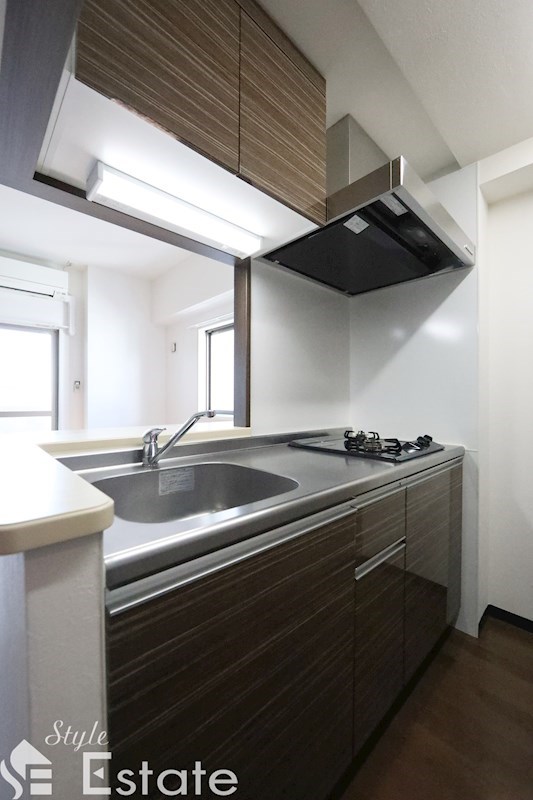 キッチン　２口コンロシステムキッチン