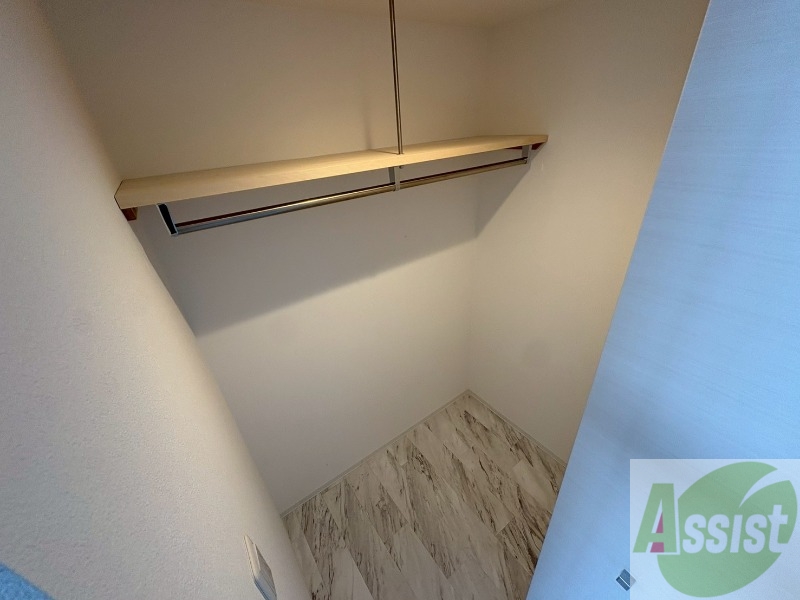 収納　洋室にはクローゼットがあるのですっきり片付きそうです。