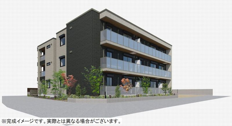 建物外観　ZEH（ゼロエネルギーハウス）住宅　※完成イメージ
