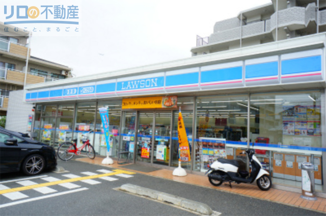 コンビニ　ローソン伊丹大鹿店（コンビニ）まで383m