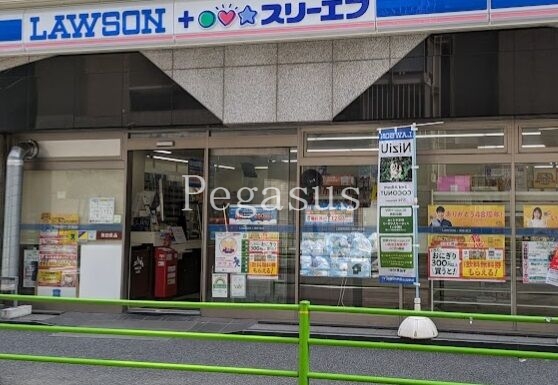 コンビニ　ローソン・スリーエフ日本橋中洲店（コンビニ）まで183m