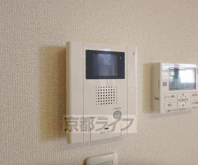 セキュリティ　モニター付きで安心。