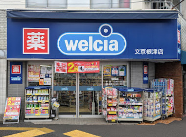 ドラックストア　ウエルシア文京根津店（ドラッグストア）まで708m