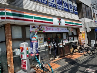 コンビニ　セブンイレブン 杉並永福町駅前店（コンビニ）まで468m