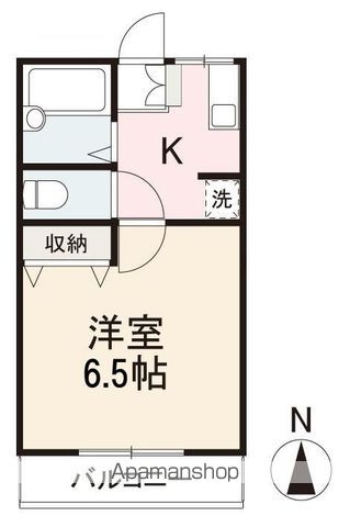 ＪＲ予讃線 香西駅 徒歩14分 2階建 築28年の間取り写真