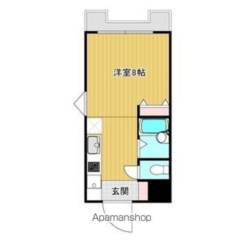 地下鉄名城線 名古屋大学駅 徒歩8分 3階建 築39年の間取り写真