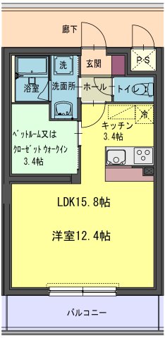 コルトーナ壱番館の間取り写真