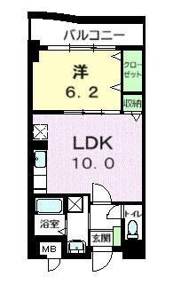 ラポール西大島の間取り写真