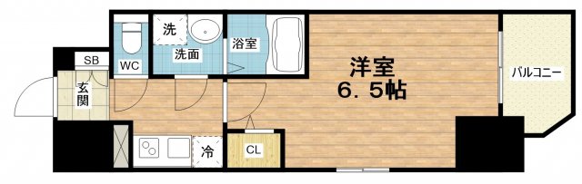 エスリード新福島の間取り写真