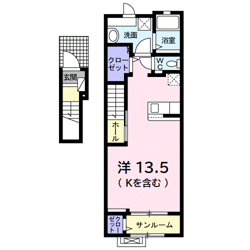 クラシオン小泉の間取り写真