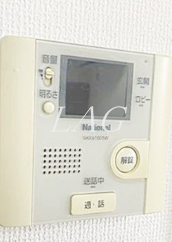 セキュリティ　モニター付きインターフォンです。