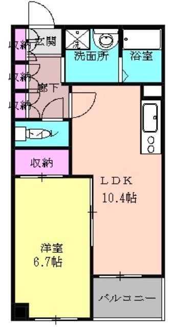 パークアクシス白壁の間取り写真