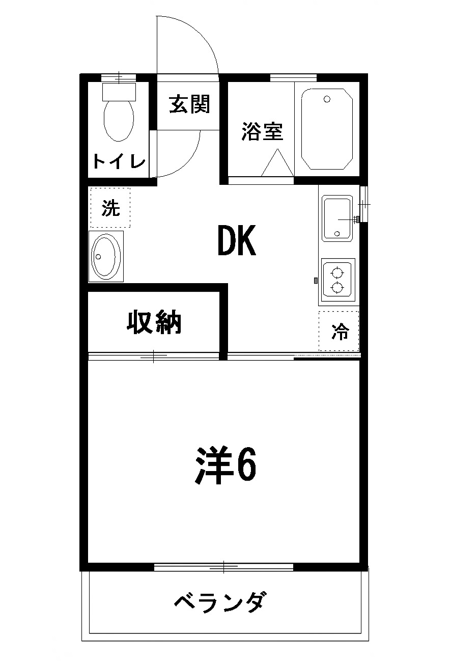 酒井コーポの間取り