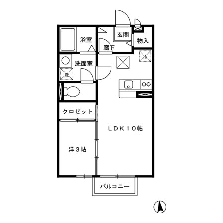 シェリールの間取り