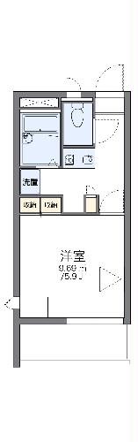 レオパレスボヌールの間取り