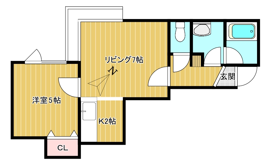 エイビーズの間取り