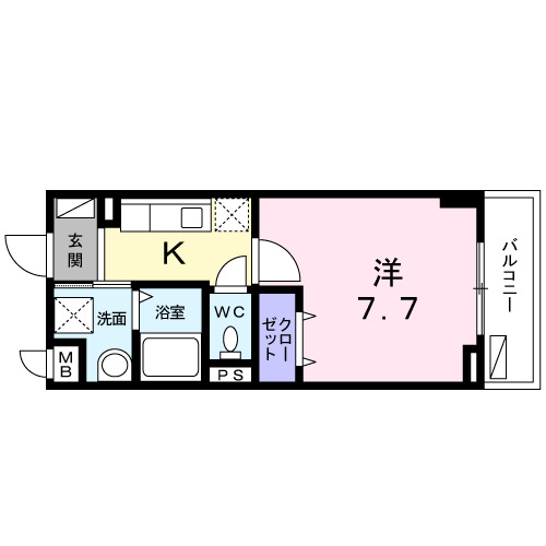 ブライトマーチ　タナカの間取り