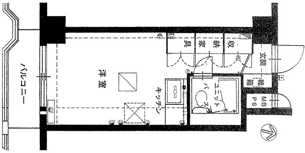 パシフィック南2条の間取り