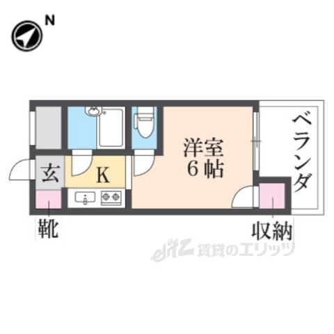 枚方市村野本町のマンションの間取り