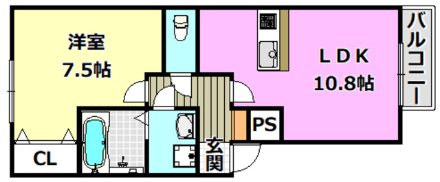 星見レスガスの間取り