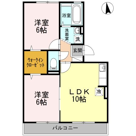 エトワール青山　A棟の間取り